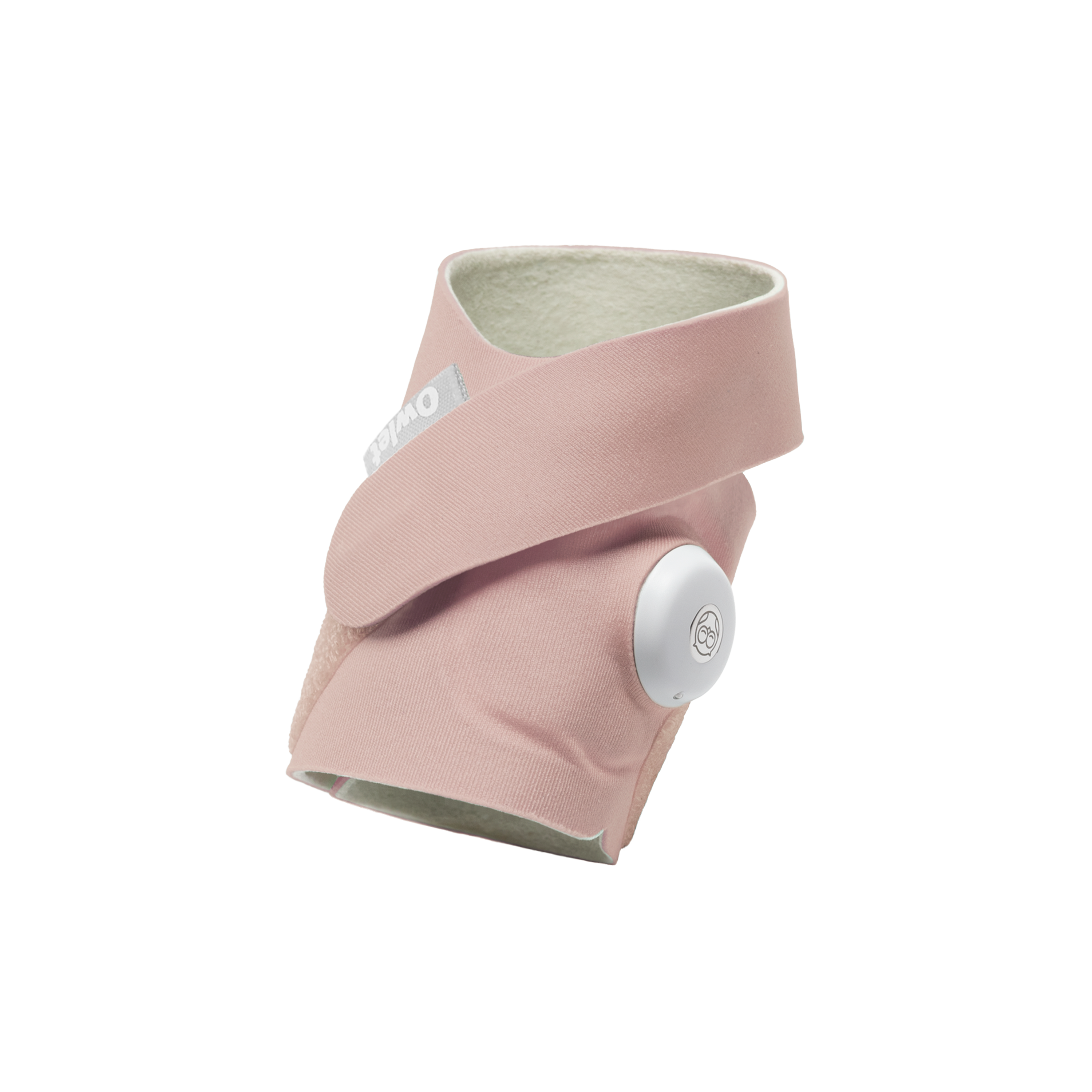 Owlet Dusty Rose Fabric Sock